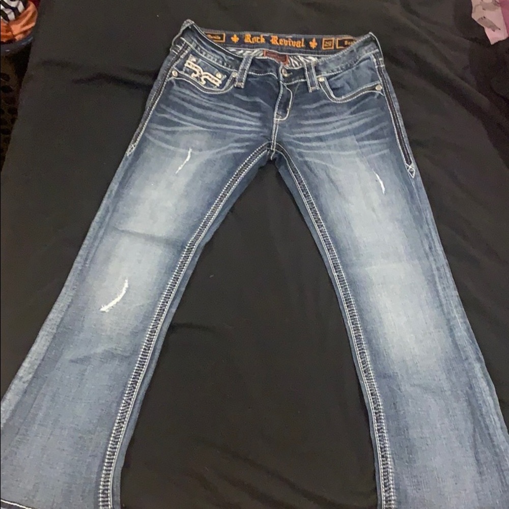 Lot of 2 pairs of brand new Rock Revival jeans in Manila and Kaylee 28x28
